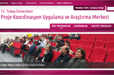 Trakya Üniversitesinde Tübitak 1000 Proje Yazma Eğitimine Eğitmen/Danışman Olarak Destek